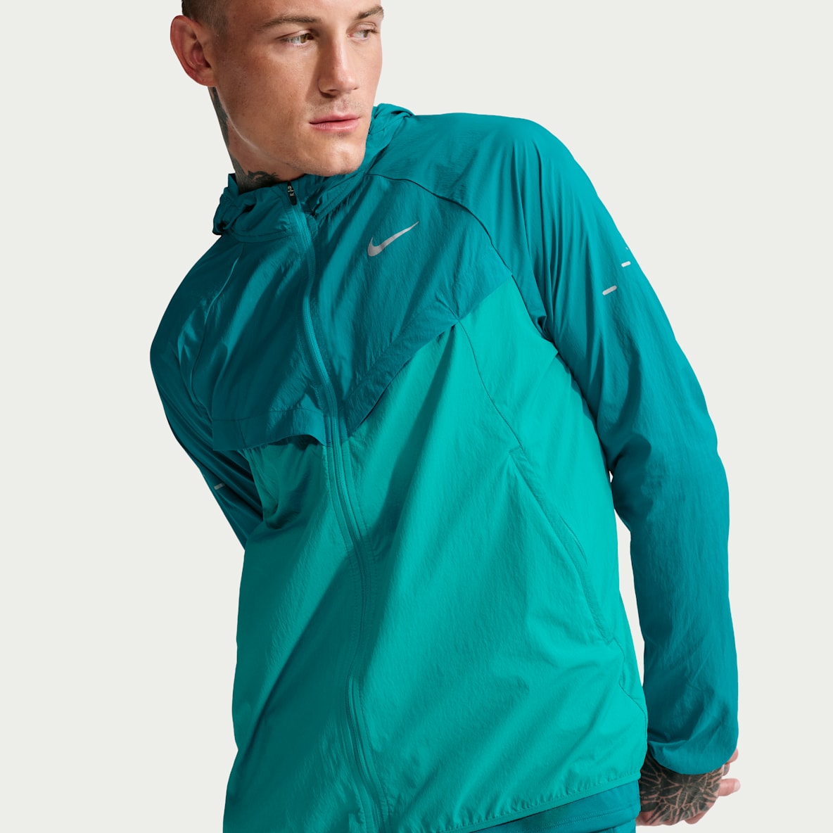 Nike Stride Löparjacka Repel UV för män