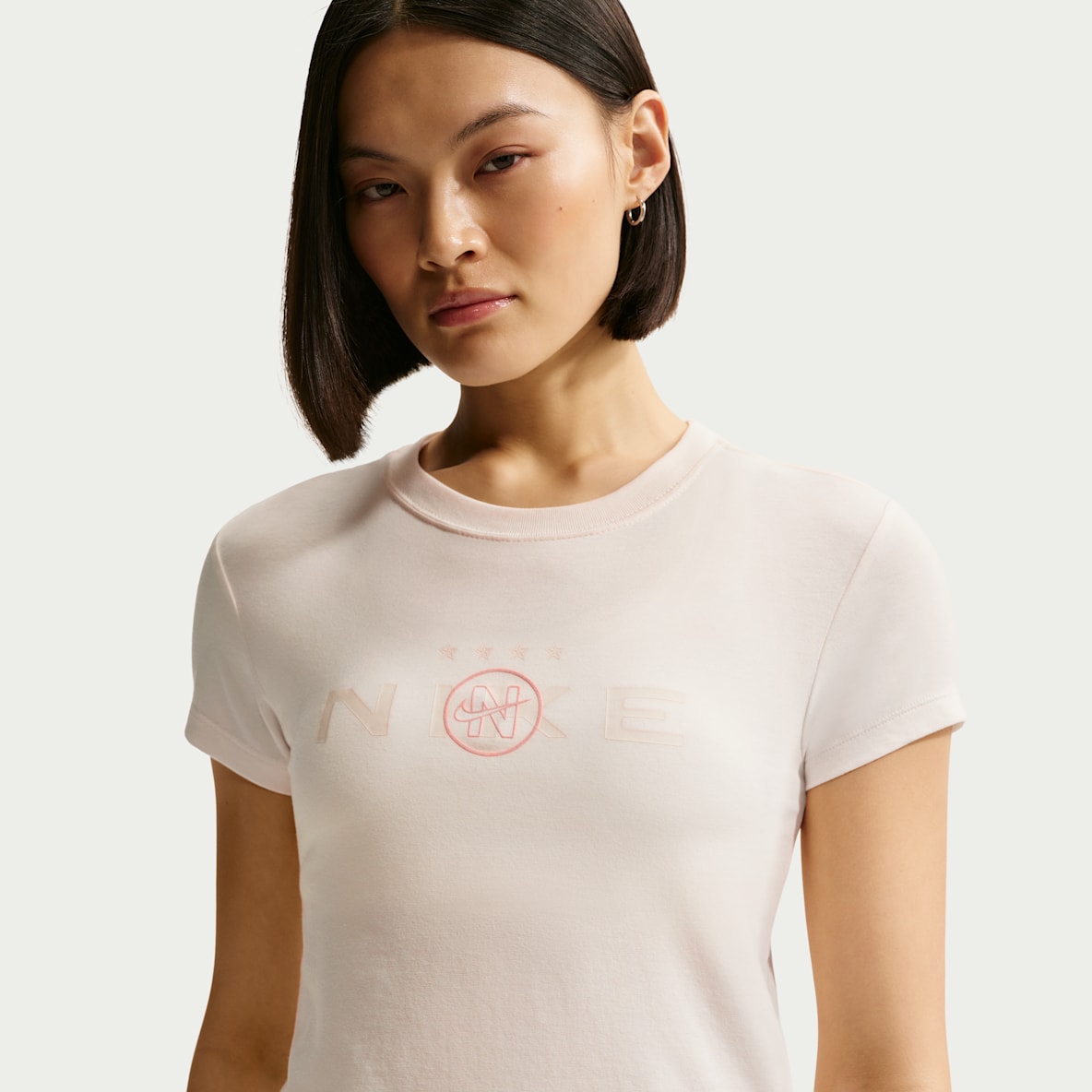 나이키 스포츠웨어 칠 니트 여성 모드 크롭 티셔츠