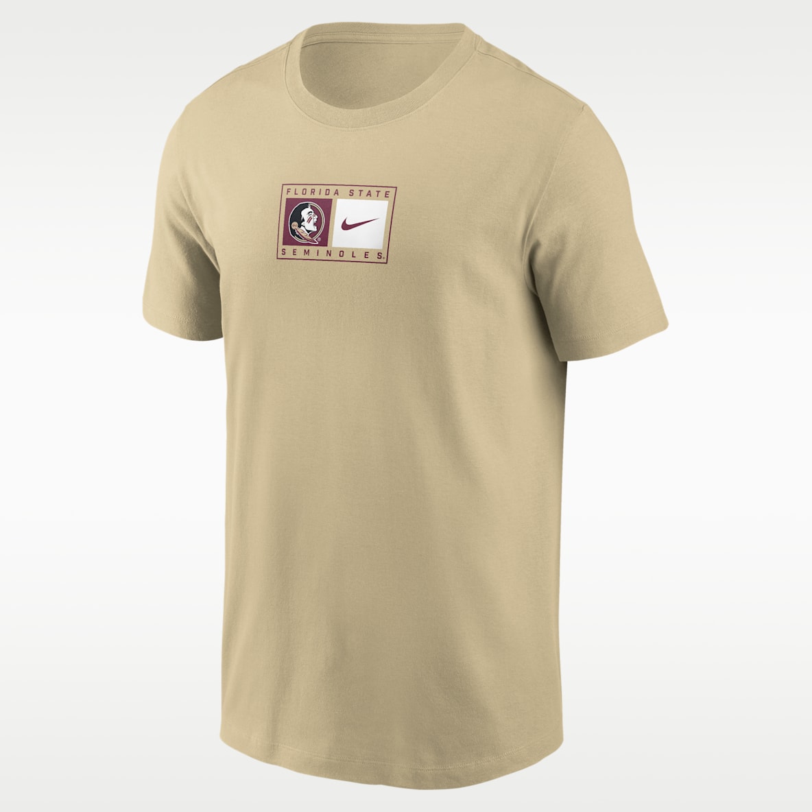 Florida State Campus Logo Swoosh Men's Nike College T-Shirt