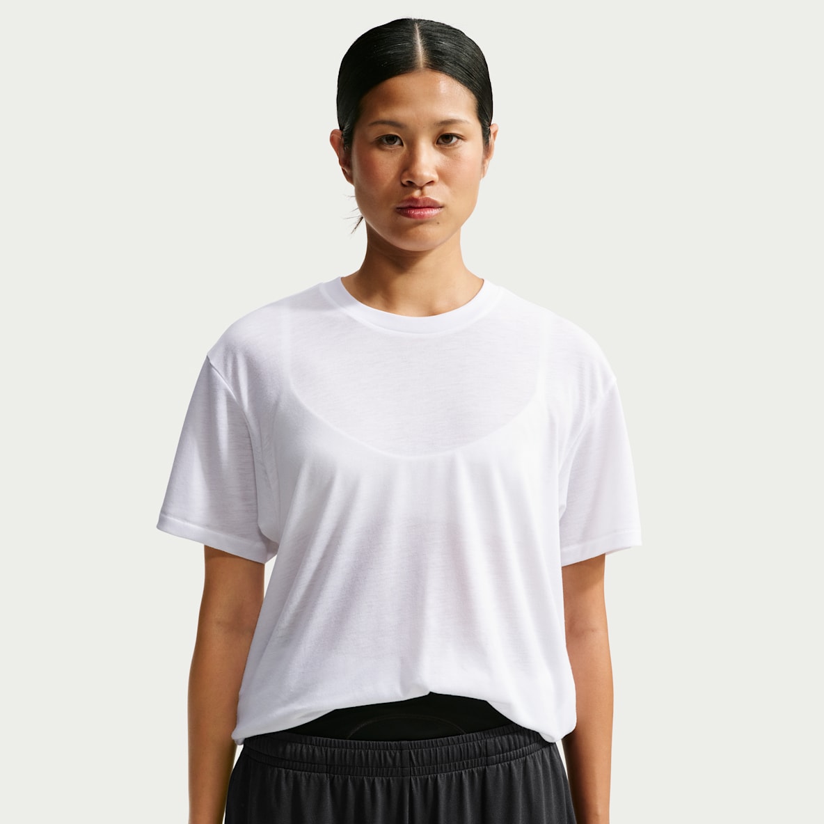NikeSKIMS Performance Cotton Blend Haut à manches courtes oversize pour Femme
