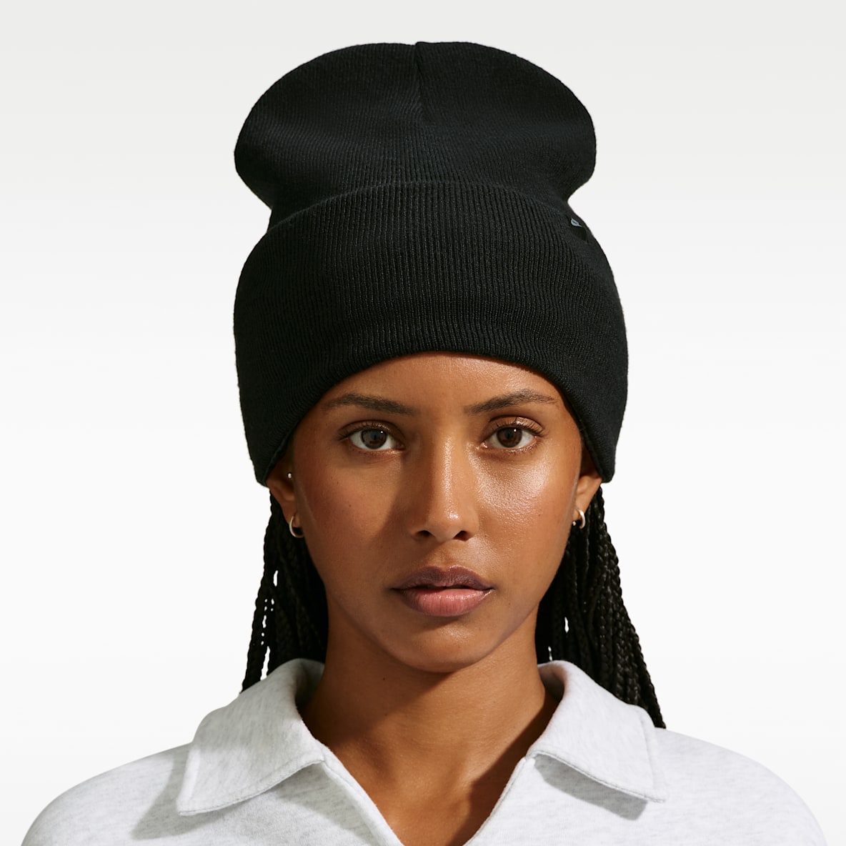 Nike Peak Tall-Cuff Satin-Lined Beanie