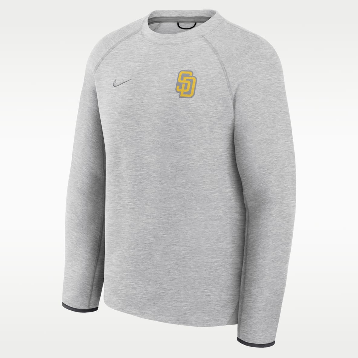 San Diego Padres Tech Fleece Sudadera de cuello redondo sin cierre Nike de la MLB para hombre