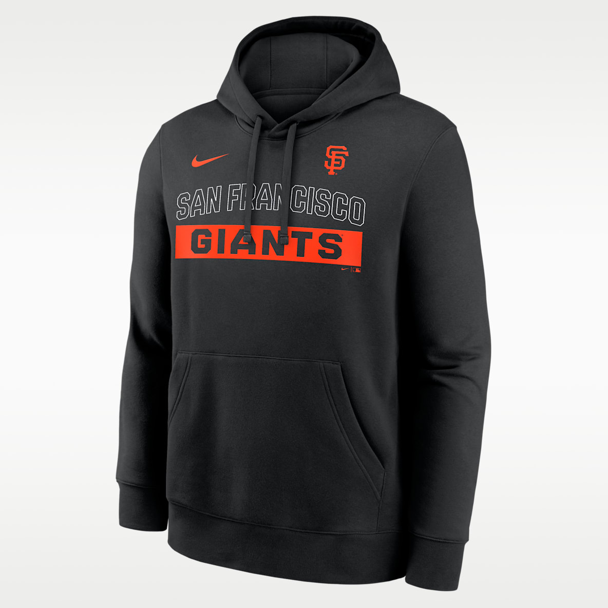 San Francisco Giants Club Sudadera con gorro sin cierre Nike de la MLB para hombre