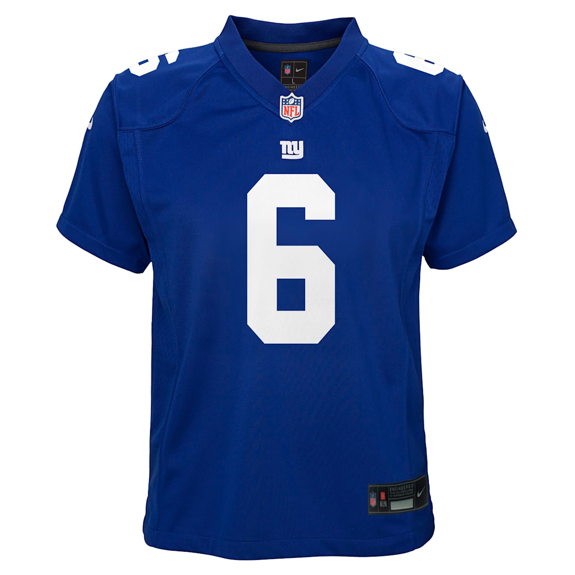 Jaxson Dart New York Giants 2025 NFL Draft First Round Pick Jersey Nike de la NFL Game para niños talla grande