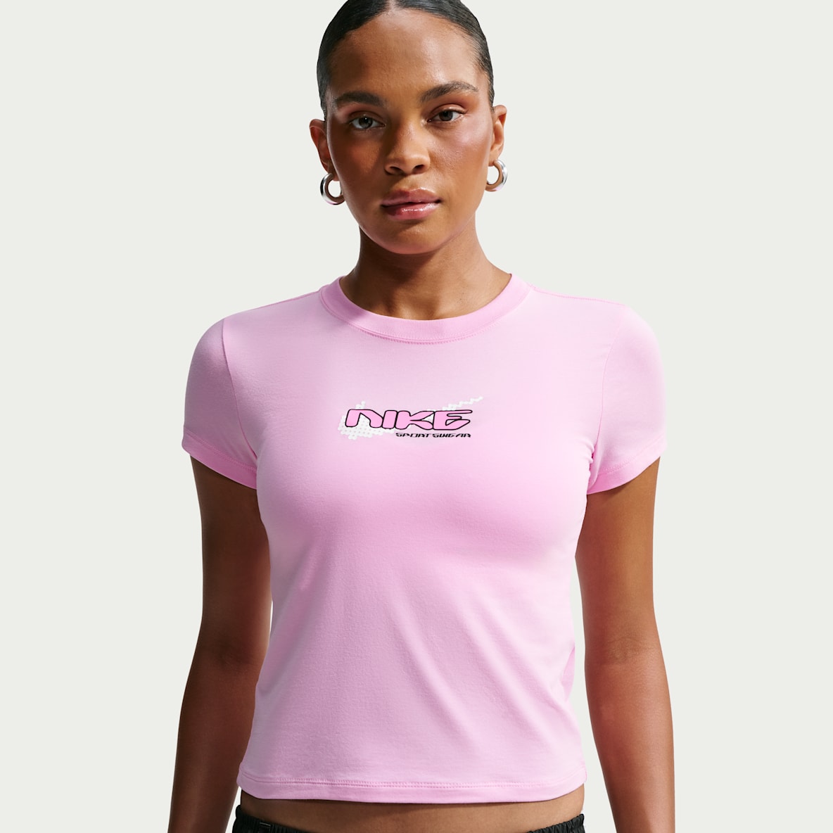 Nike Sportswear Chill Knit T-shirt slim court moderne pour femme