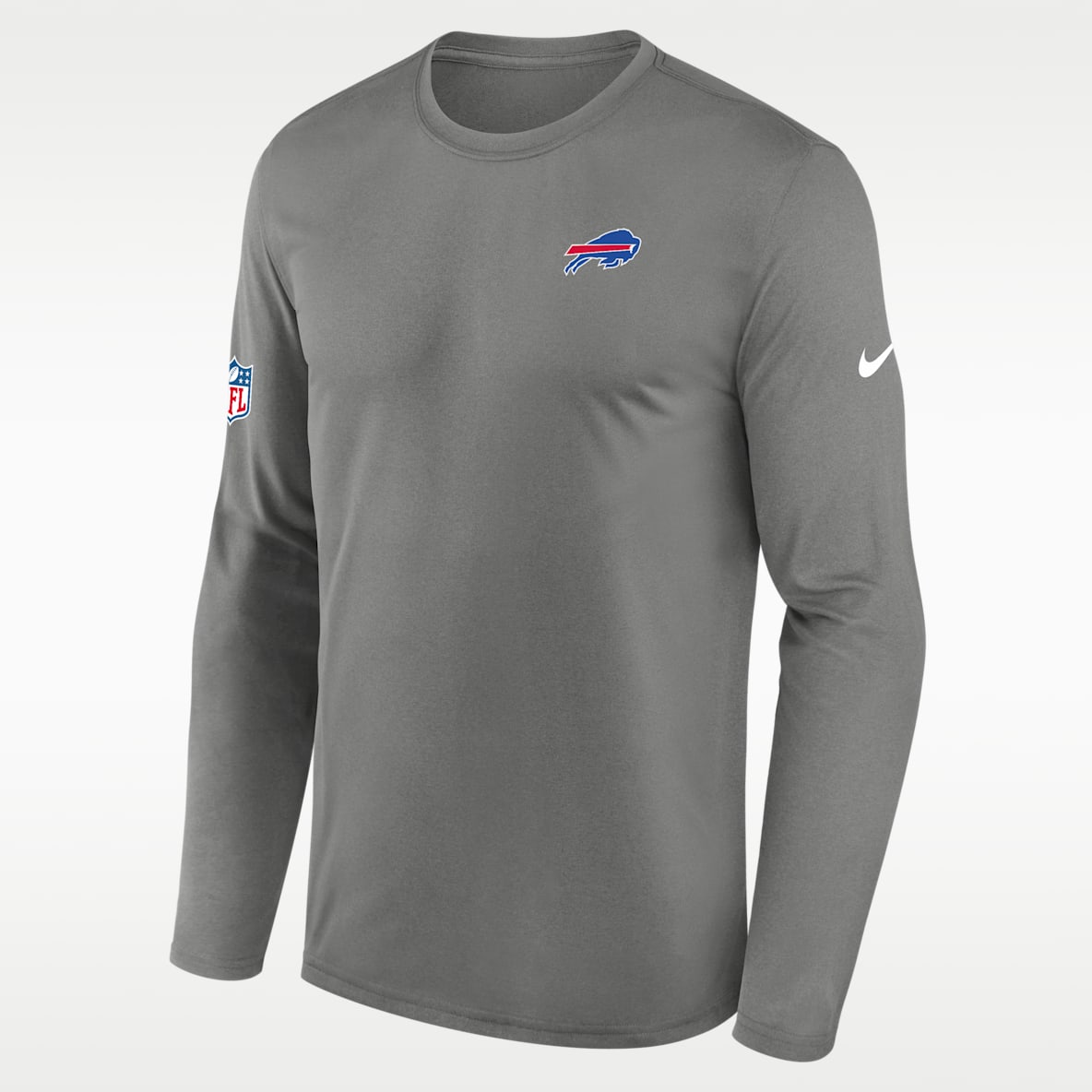 Buffalo Bills Alt Legend Small Logo Playera de manga larga Nike Dri-FIT de la NFL para hombre