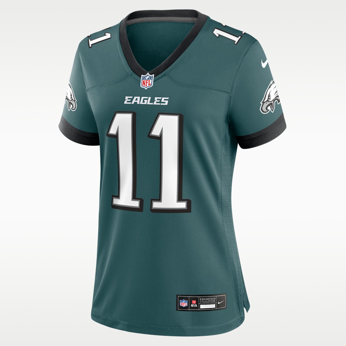 A.J. Brown Philadelphia Eagles Jersey de la NFL Nike Game para mujer