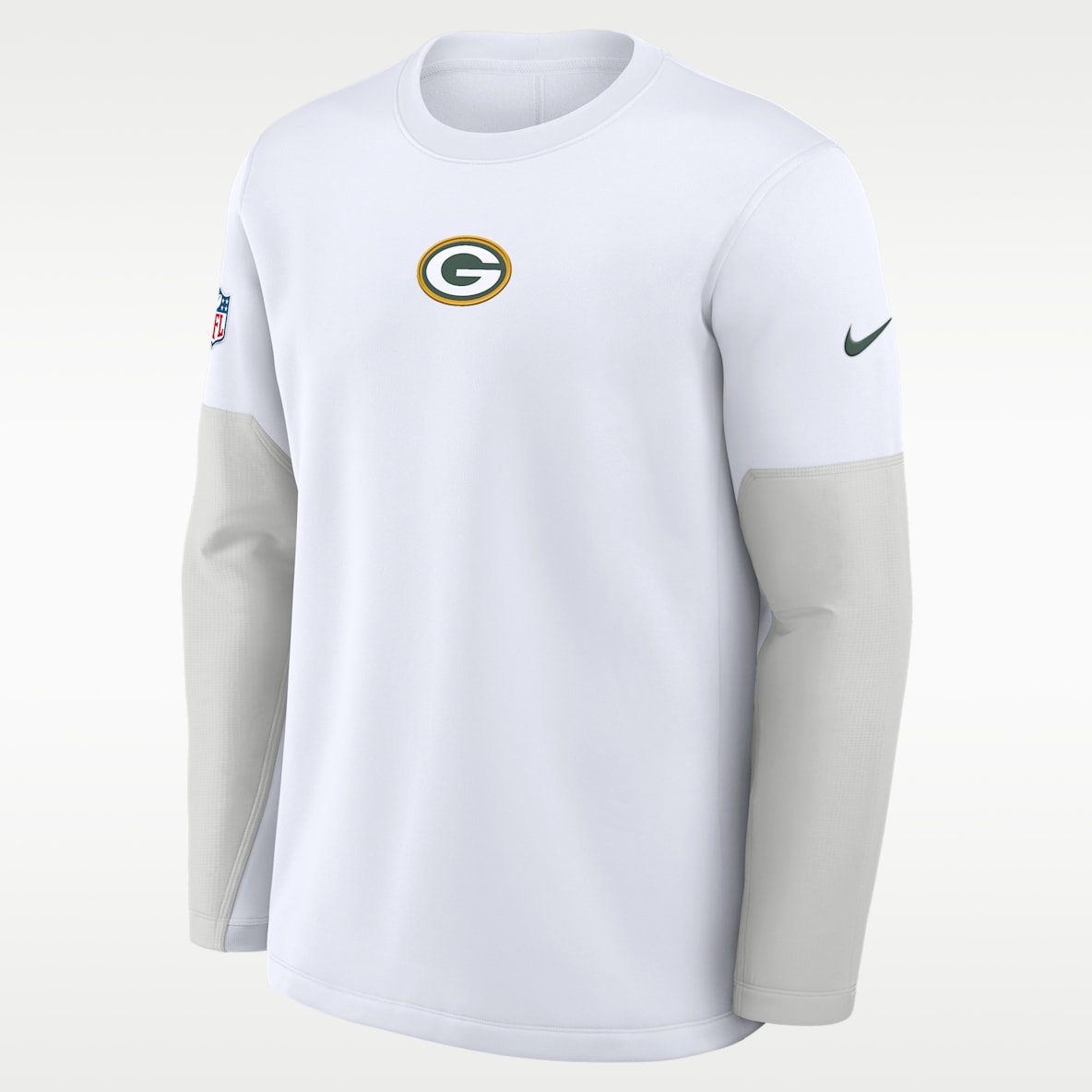 Green Bay Packers Scripted To Win Sideline Coach Playera de manga larga Nike Therma-FIT de la NFL para hombre
