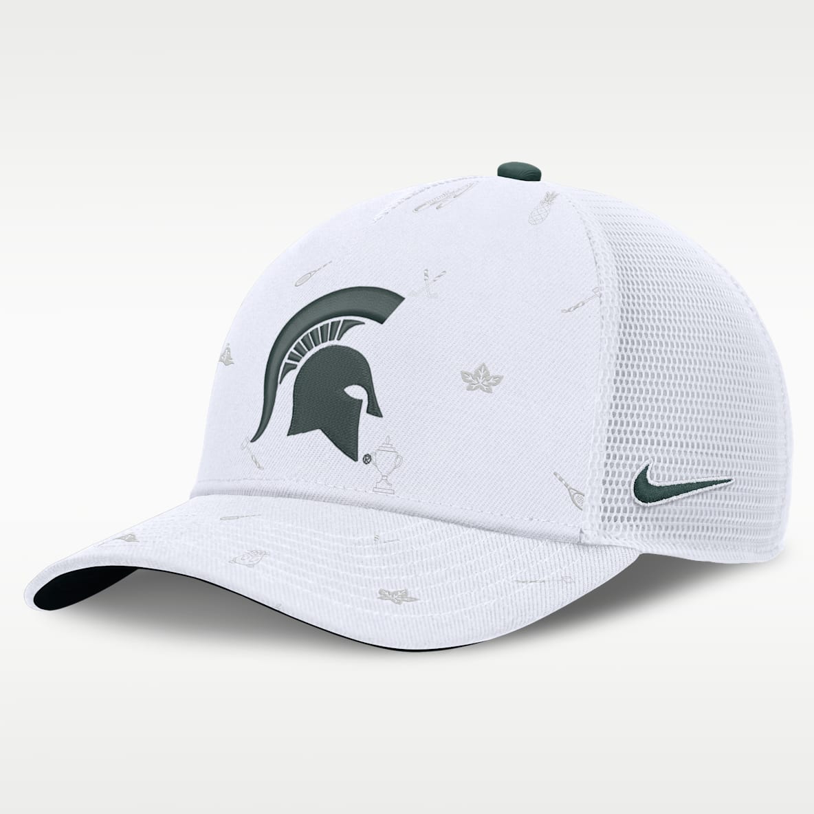 Michigan State Country Club Golfin' Rise Men's Nike College Trucker Adjustable Hat