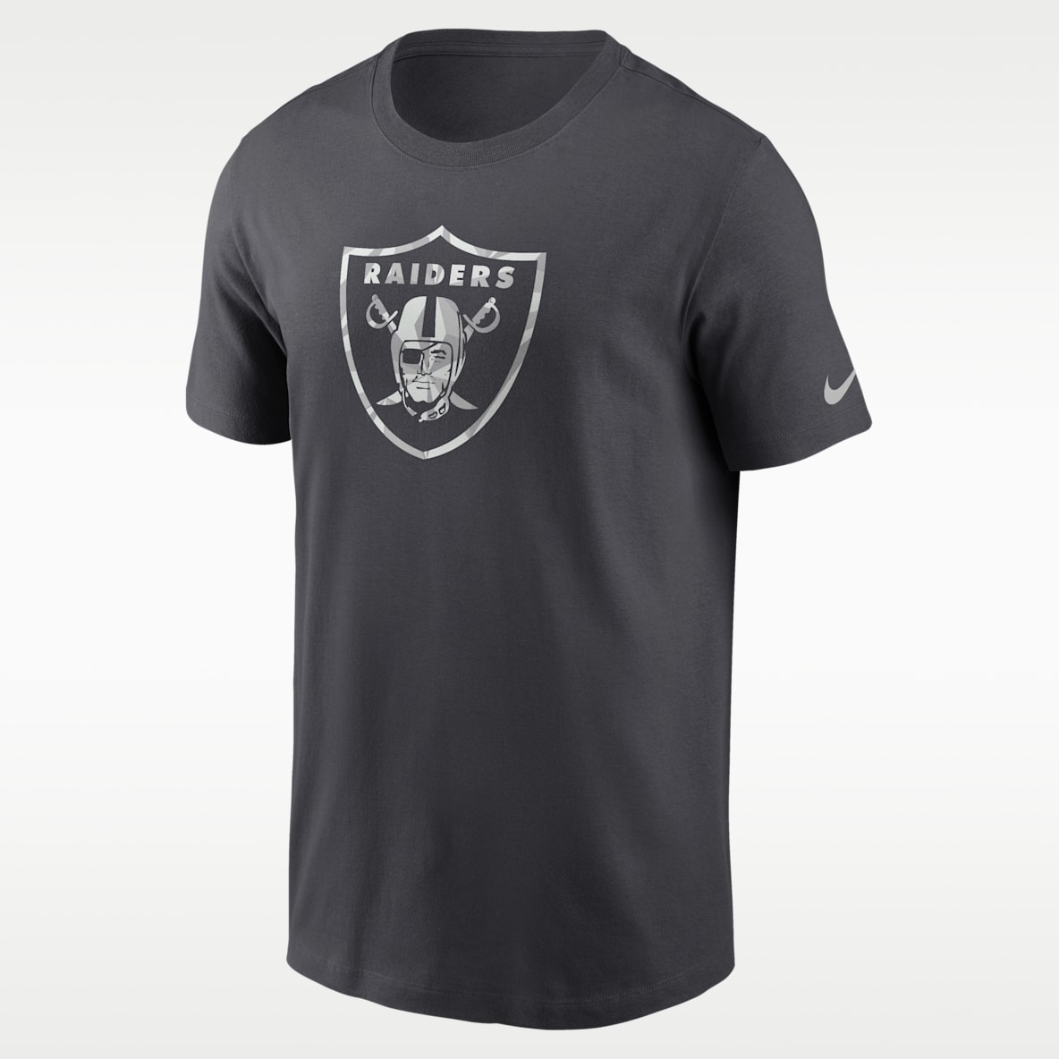 Las Vegas Raiders Fractal Logo Men's Nike NFL T-Shirt