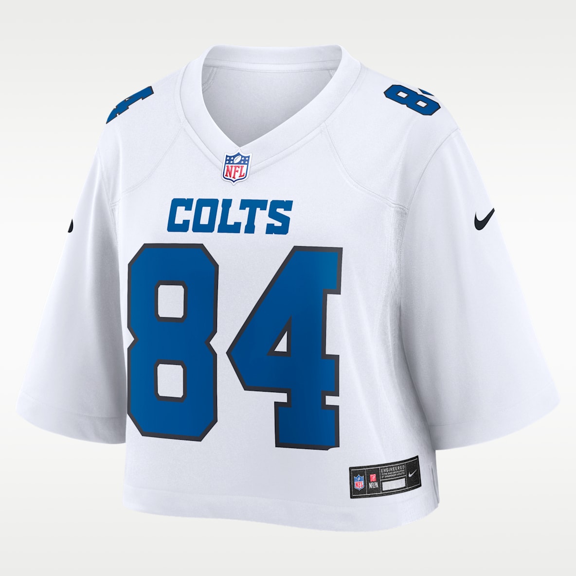 Tyler Warren Indianapolis Colts Women's Nike NFL Cropped Tundra Game Jersey