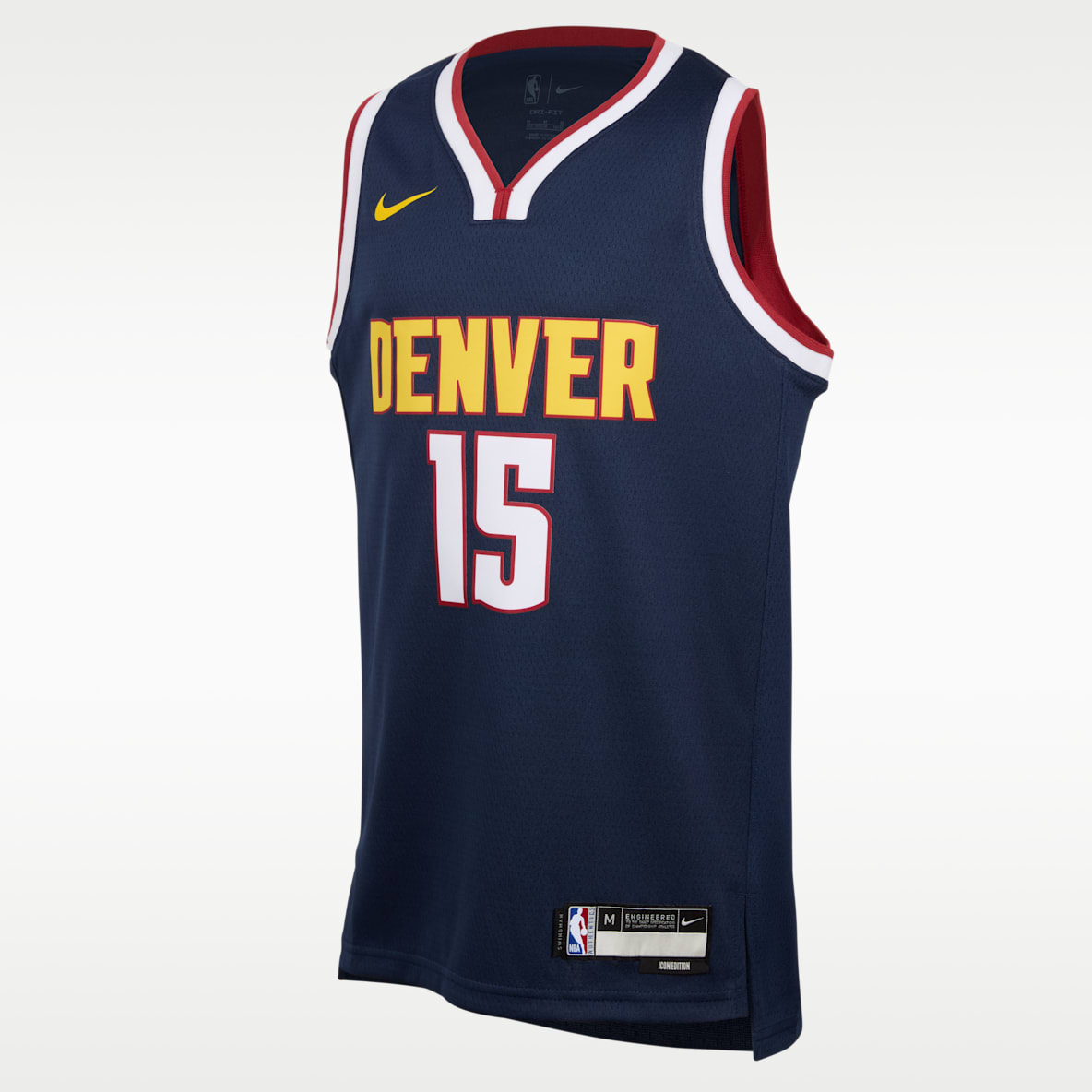 Nikola Jokić Denver Nuggets 2024/25 Icon Edition Nike Swingman NBA-jersey voor kids