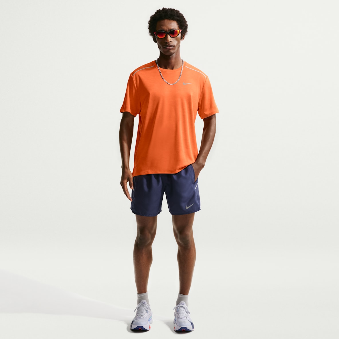 Nike Miler Shorts da running da 13 cm 2 in 1 con Dri-FIT – Uomo