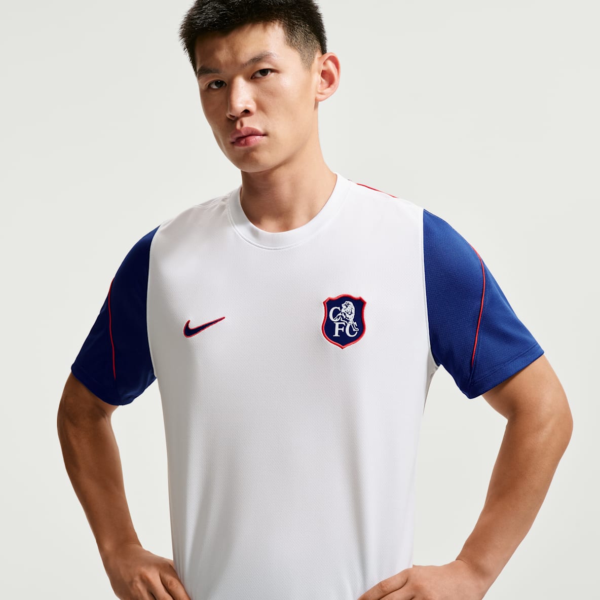 Chelsea FC Strike 3e tenue Haut à manches courtes Nike Football Dri-FIT pour homme