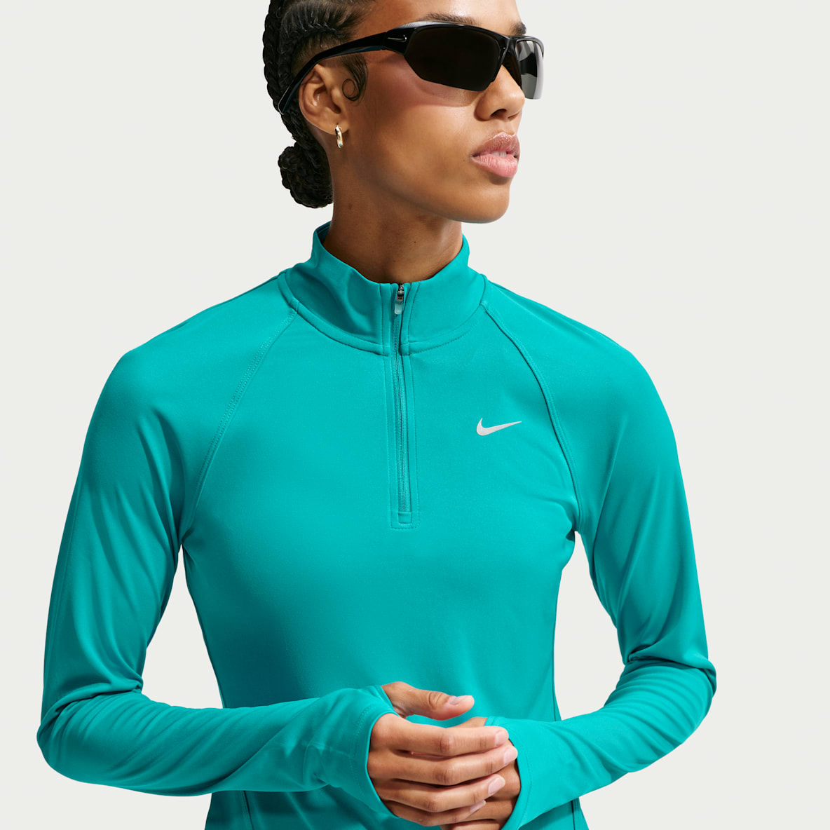 Nike Tempo Damska koszulka do biegania z zamkiem 1/4 Dri-FIT