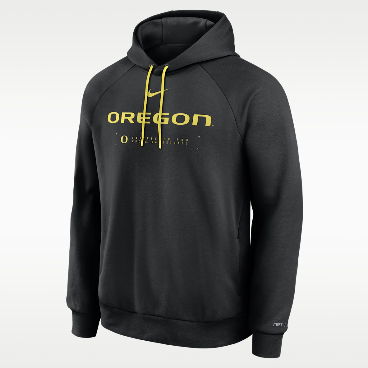Oregon Courtside Basketball Practice Men's Nike Dri-FIT Pullover Hoodie