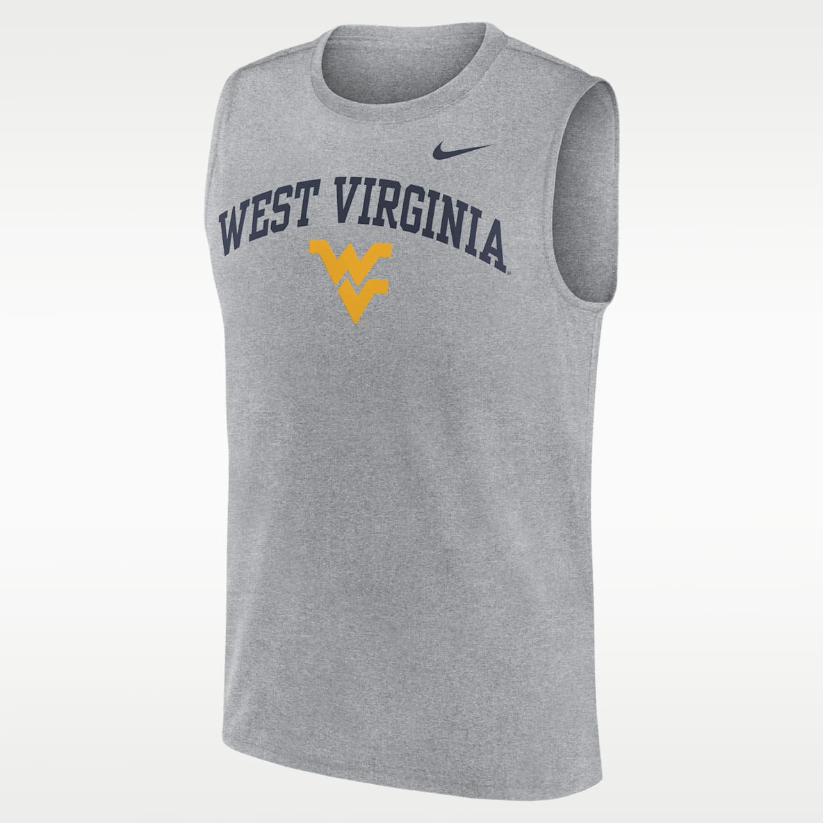 West Virginia Primetime Arch Legend Men's Nike Dri-FIT College Muscle Tank Top