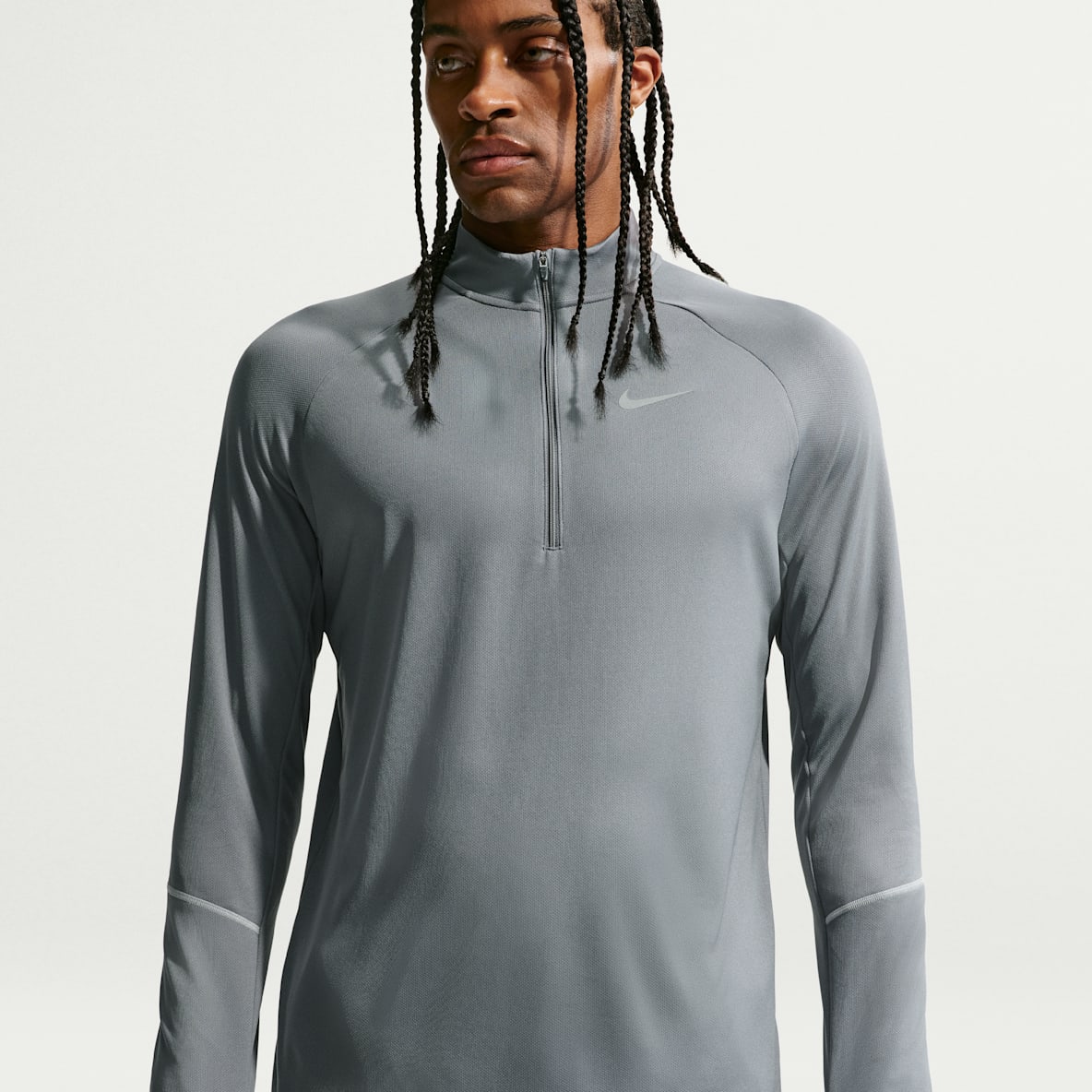 Nike Miler Dri-FIT-Laufoberteil mit Halbreißverschluss (Herren)
