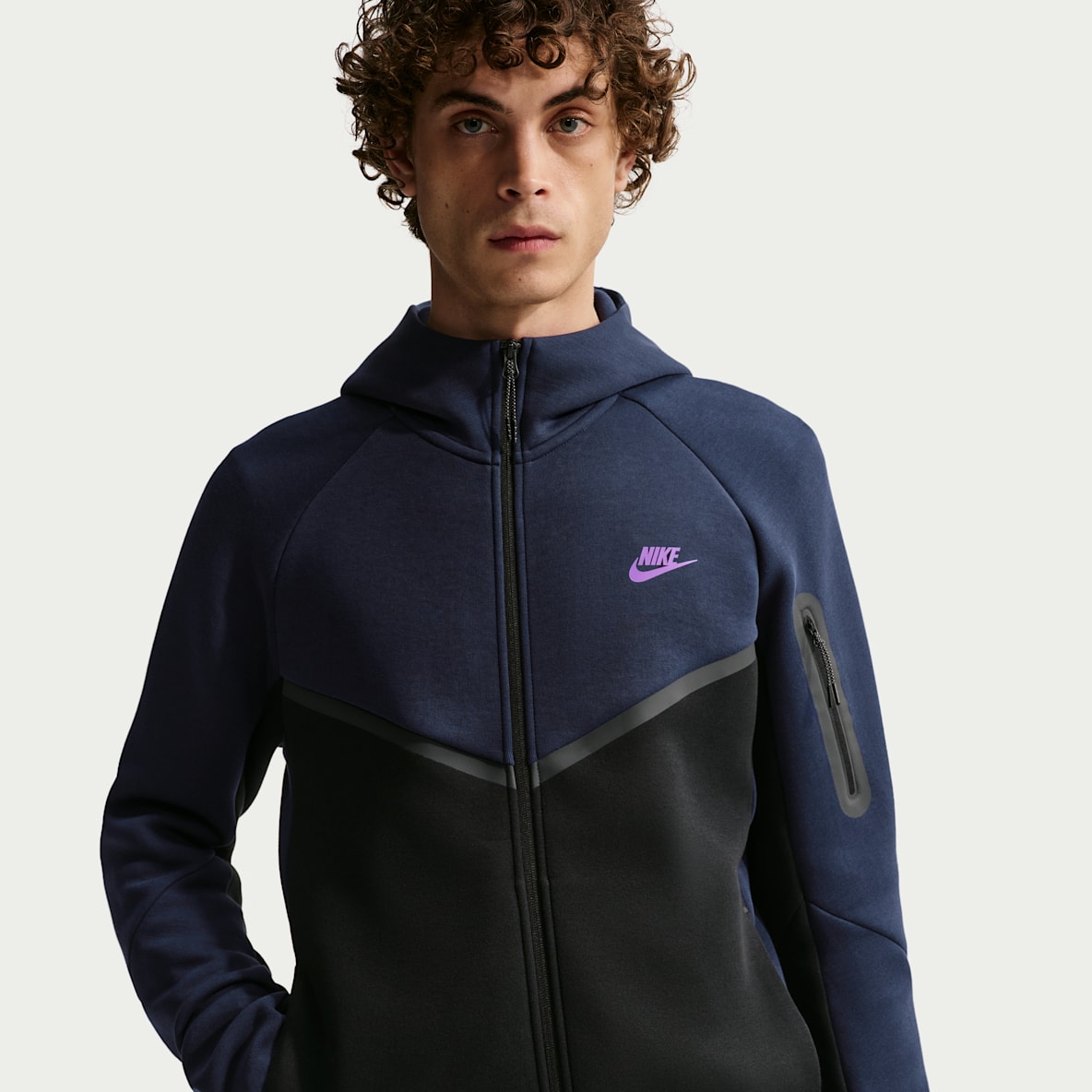 Nike Tech Nike Tech Windrunner herenjack van fleece met rits over de hele lengte