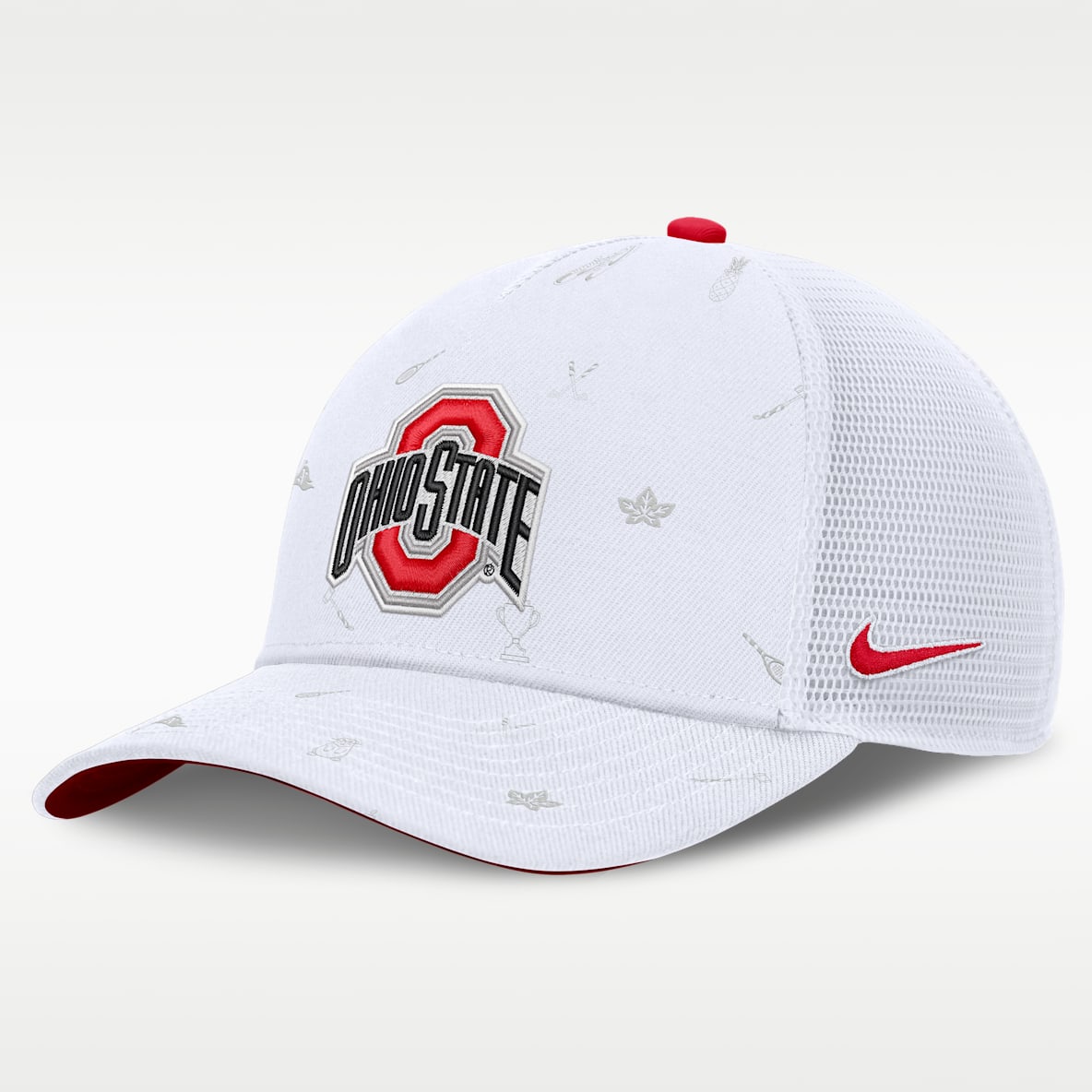 Ohio State Country Club Golfin' Rise Men's Nike College Trucker Adjustable Hat