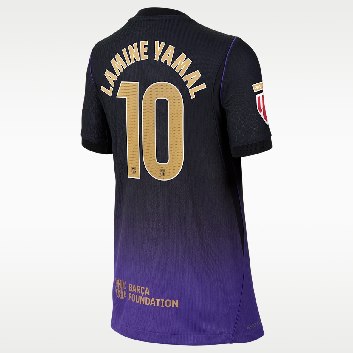 Lamine Yamal Barcelona 2026/27 Match Away Kobe Big Kids' Nike Aero-FIT Soccer Jersey