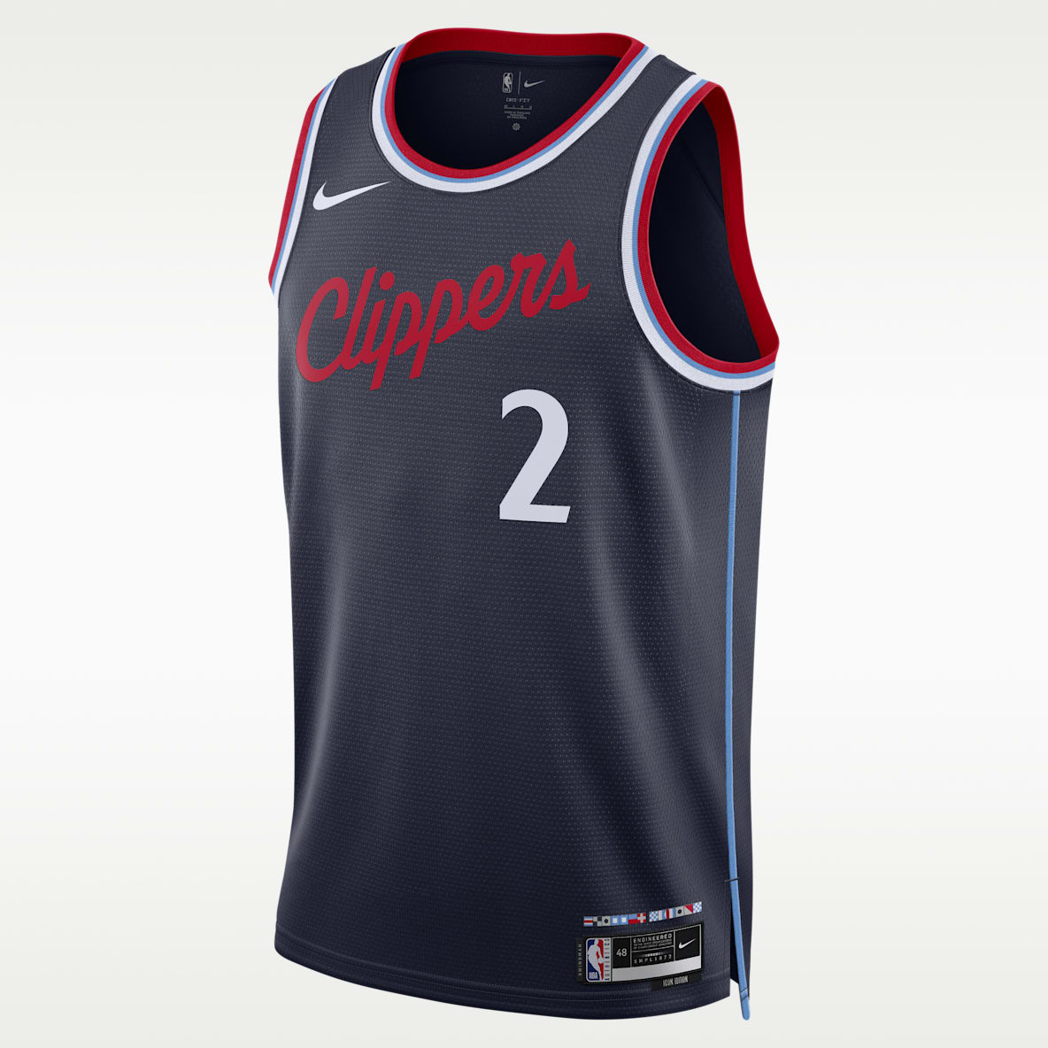 Kawhi Leonard LA Clippers Swingman Icon Edition Jersey Nike Dri-FIT de la NBA para hombre