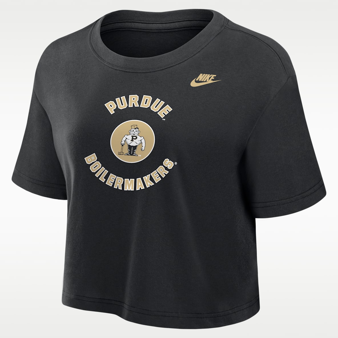 Purdue Boilermakers Women's Nike Dri-FIT Cropped T-Shirt