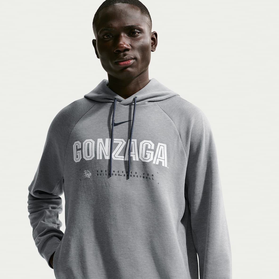 Gonzaga Bulldogs Nike NCAA Men's Basketball Coaches' Pullover Hoodie