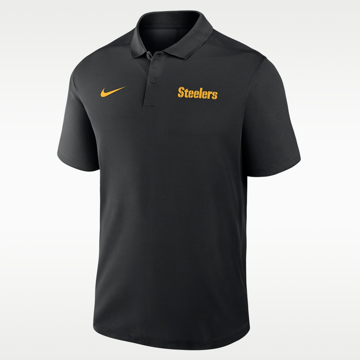 Pittsburgh Steelers Wordmark Victory Men's Nike Dri-FIT NFL Polo