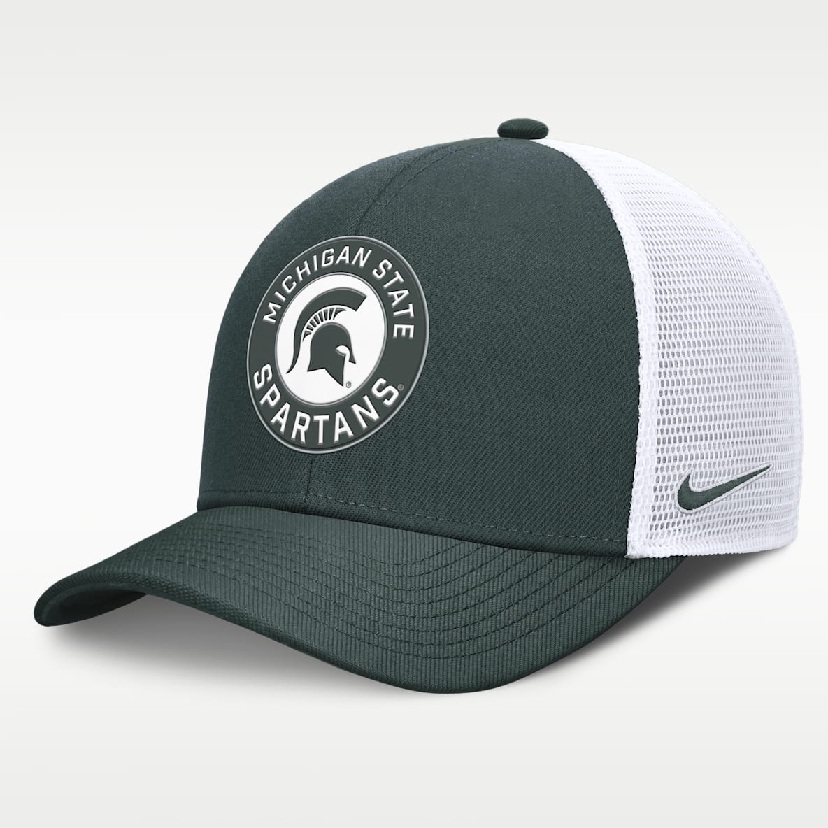 Michigan State Primetime Rise Men's Nike Dri-FIT College Trucker Adjustable Hat