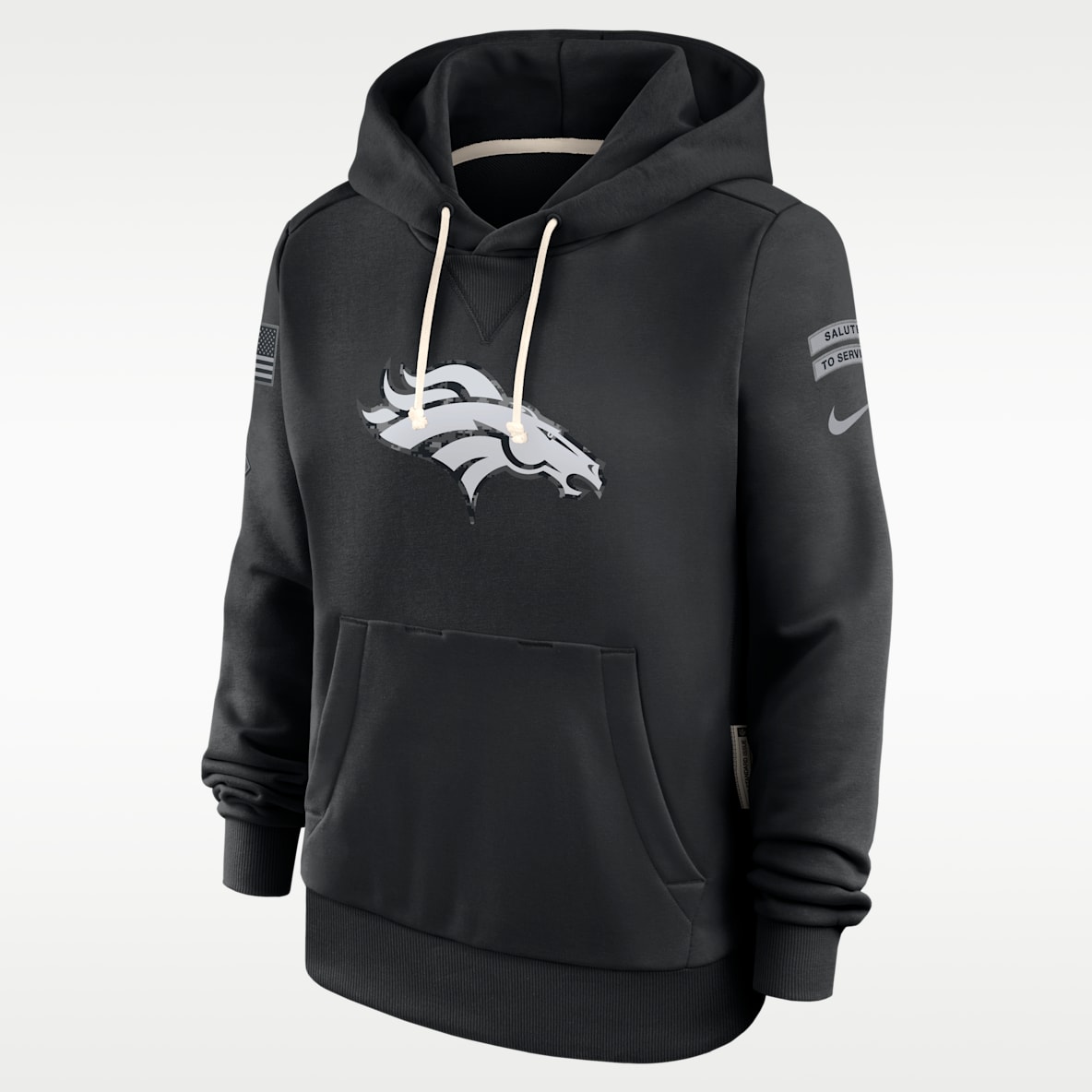 Denver Broncos Salute to Service Sideline Women's Nike Dri-FIT NFL Pullover Hoodie
