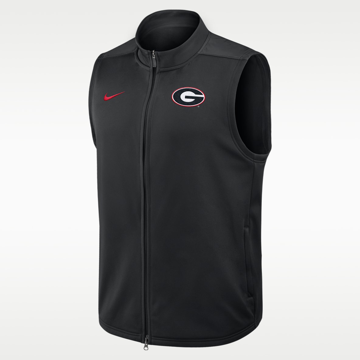 Georgia Victory Men's Nike Therma-FIT College Full-Zip Vest