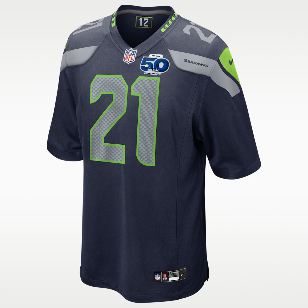 Devon Witherspoon Seattle Seahawks 50th Anniversary Men's Nike NFL Game Jersey
