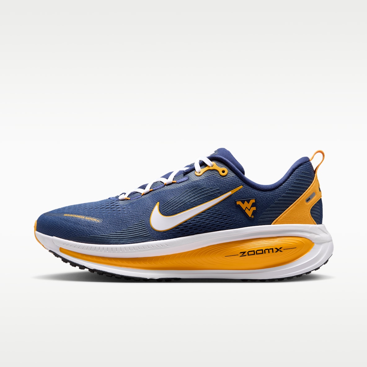 Nike College Vomero 18 (West Virginia) Men's Road Running Shoes