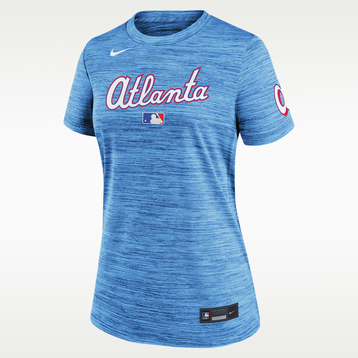 Atlanta Braves Authentic Collection City Connect Velocity Women's Nike Dri-FIT MLB T-Shirt