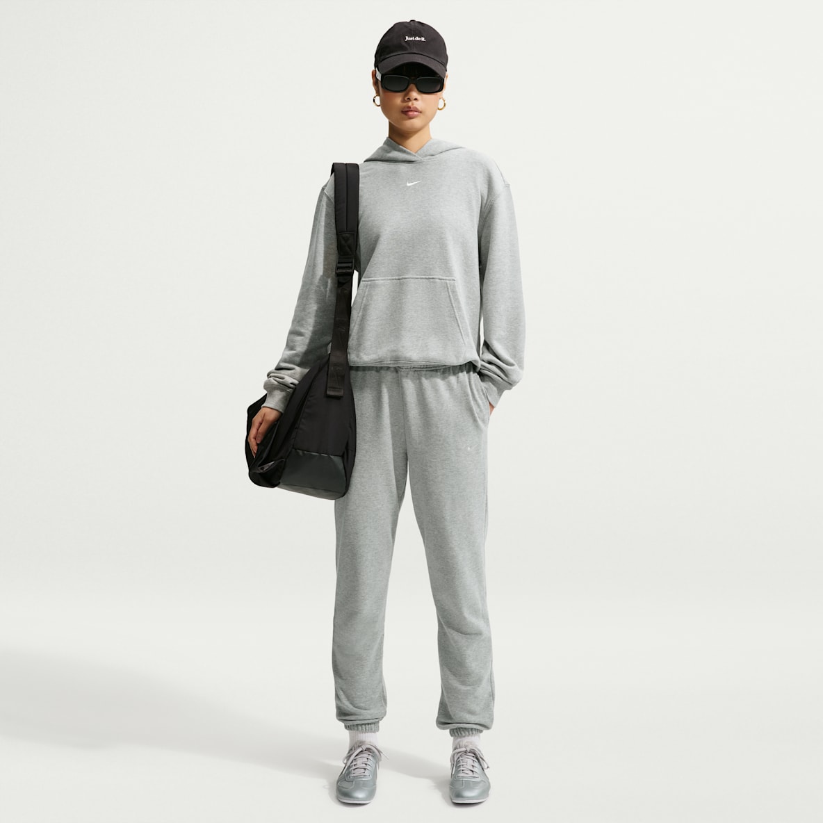 Nike Studio Fleece Lightweight 'French Terry' Women's Mid-Rise Cuffed Trousers