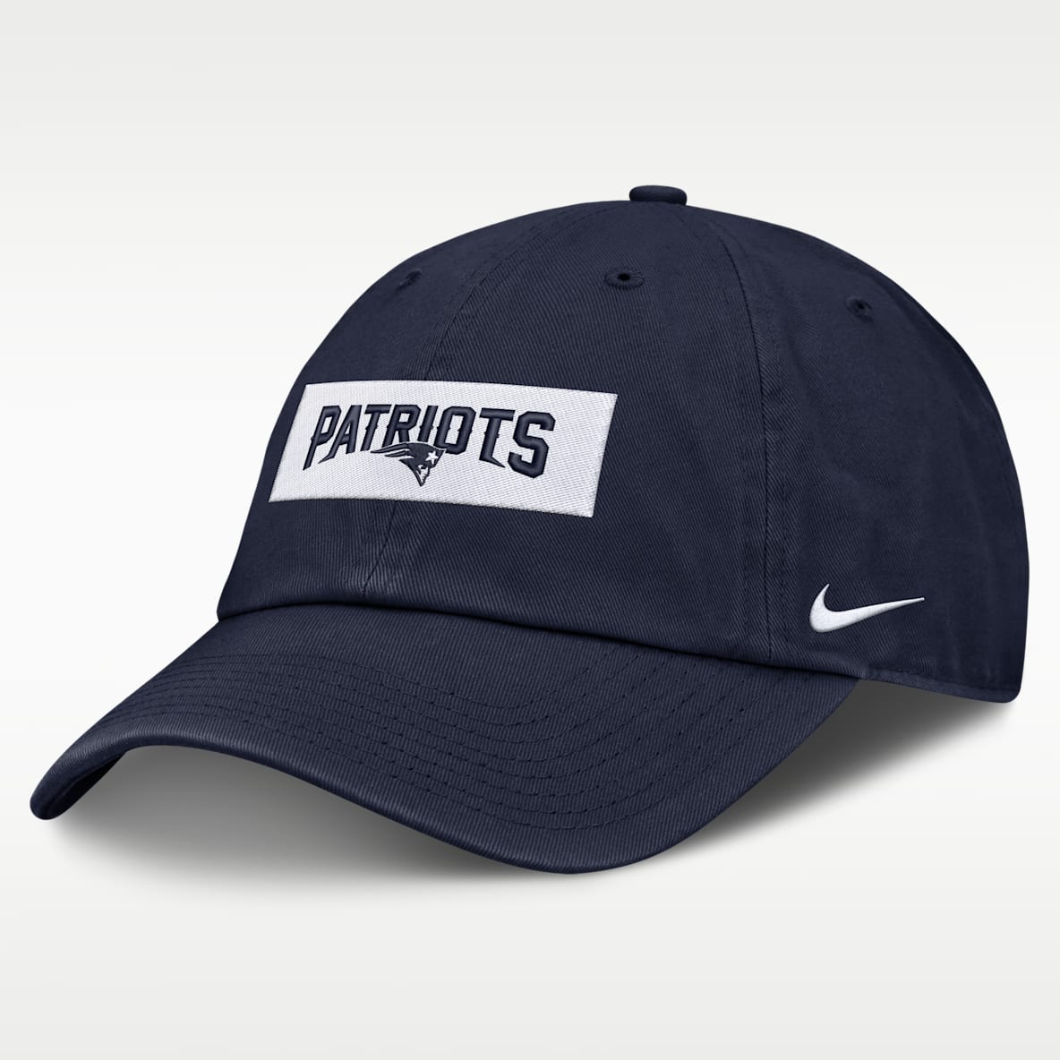 New England Patriots Primetime Club Wordmark Men's Nike NFL Adjustable Hat
