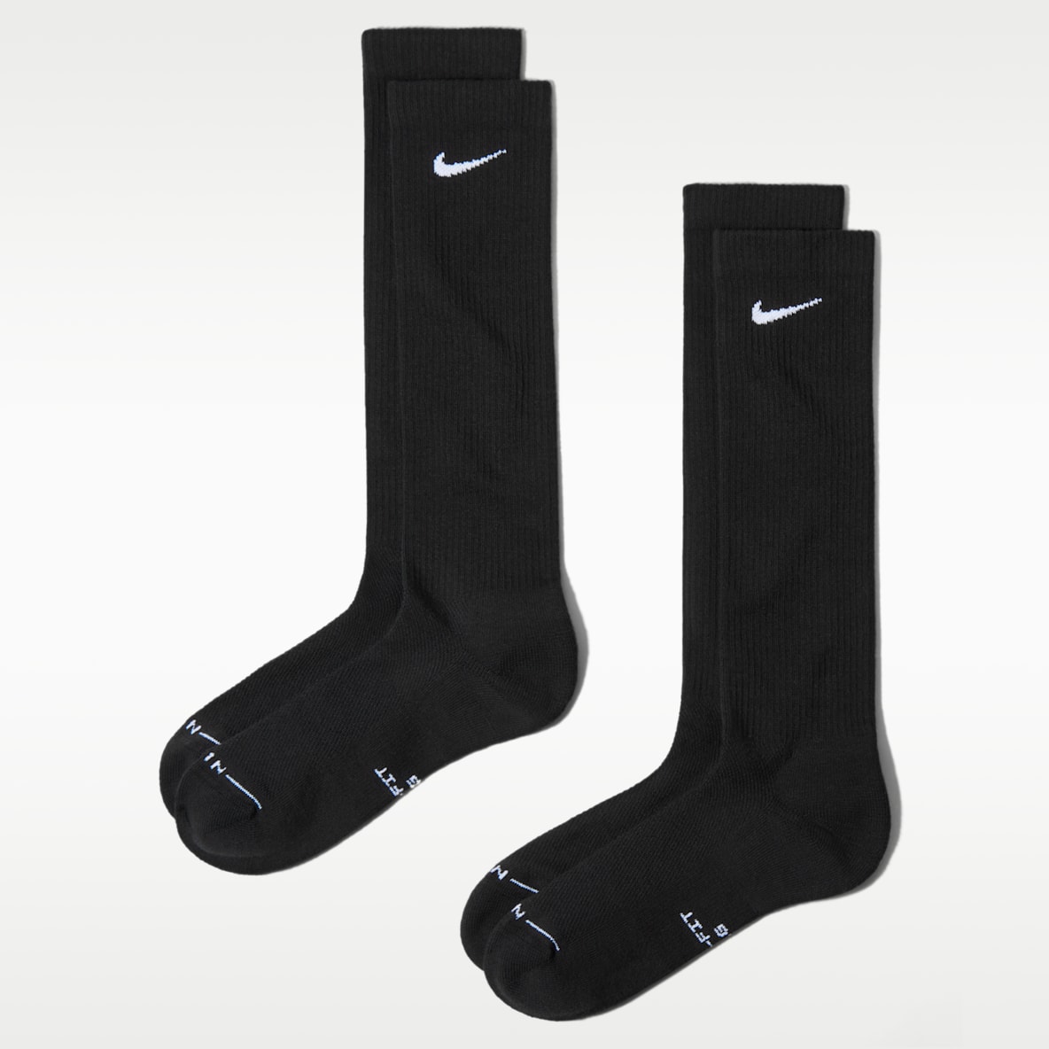 Nike Everyday Elevated Over-the-Calf Socks (2 Pairs)