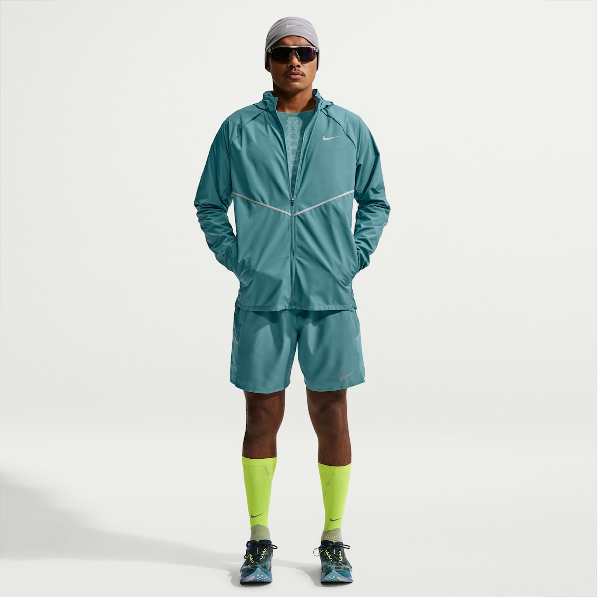 Nike Miler Dri-FIT ufôret løpeshorts til herre (18 cm)
