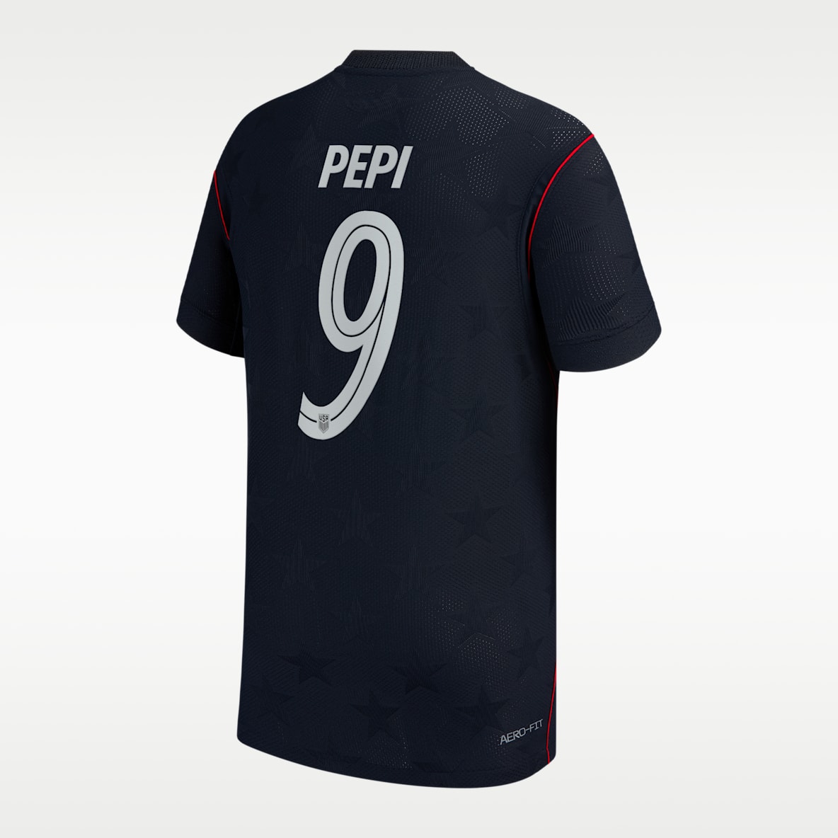 Ricardo Pepi USMNT 2026 Match Away Big Kids' Nike Aero-FIT Soccer Jersey