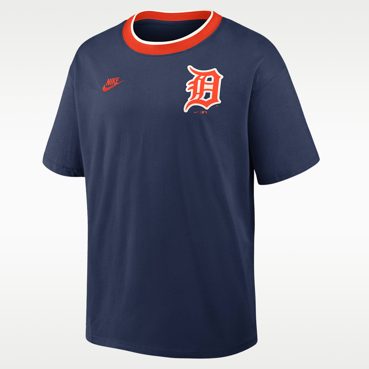 Detroit Tigers Cooperstown Ringer Playera Nike de la MLB para hombre