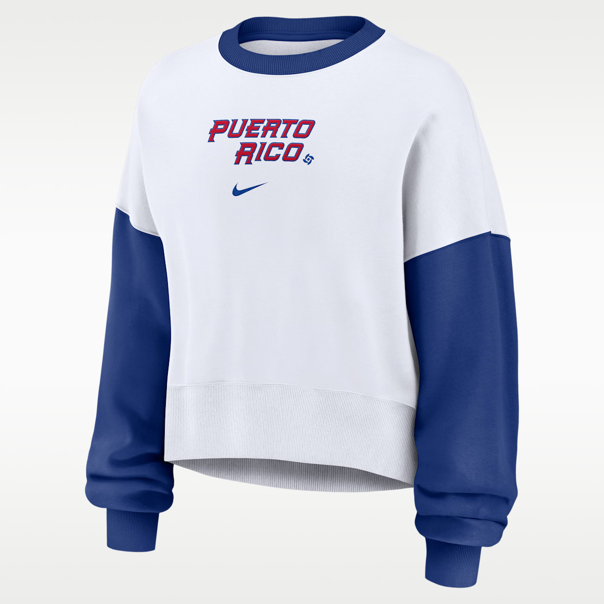 Puerto Rico National Baseball Team 2026 World Baseball Classic Women's Nike Pullover Crew