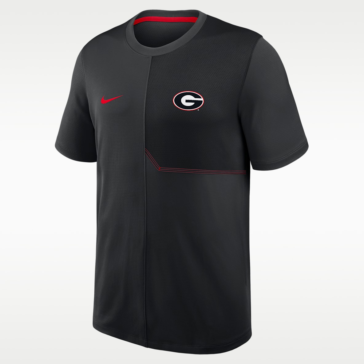 Georgia Sideline Coach Playera universitaria Nike Dri-FIT para hombre