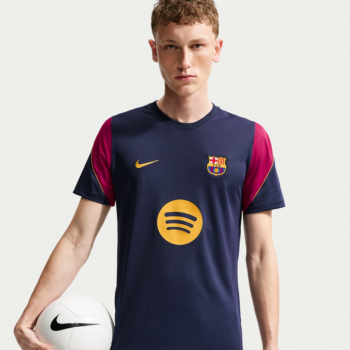 Strike FC Barcelona Camiseta de fútbol de manga corta Nike Dri-FIT - Hombre