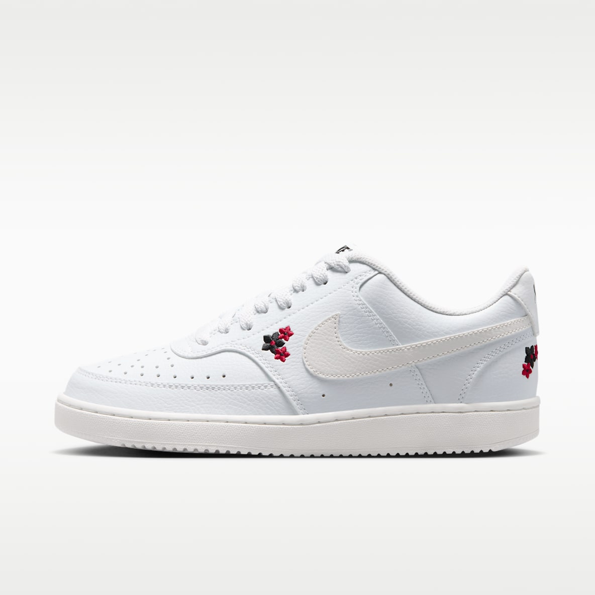 Nike Court Vision Low SE "Stitched Floral" Tenis para mujer
