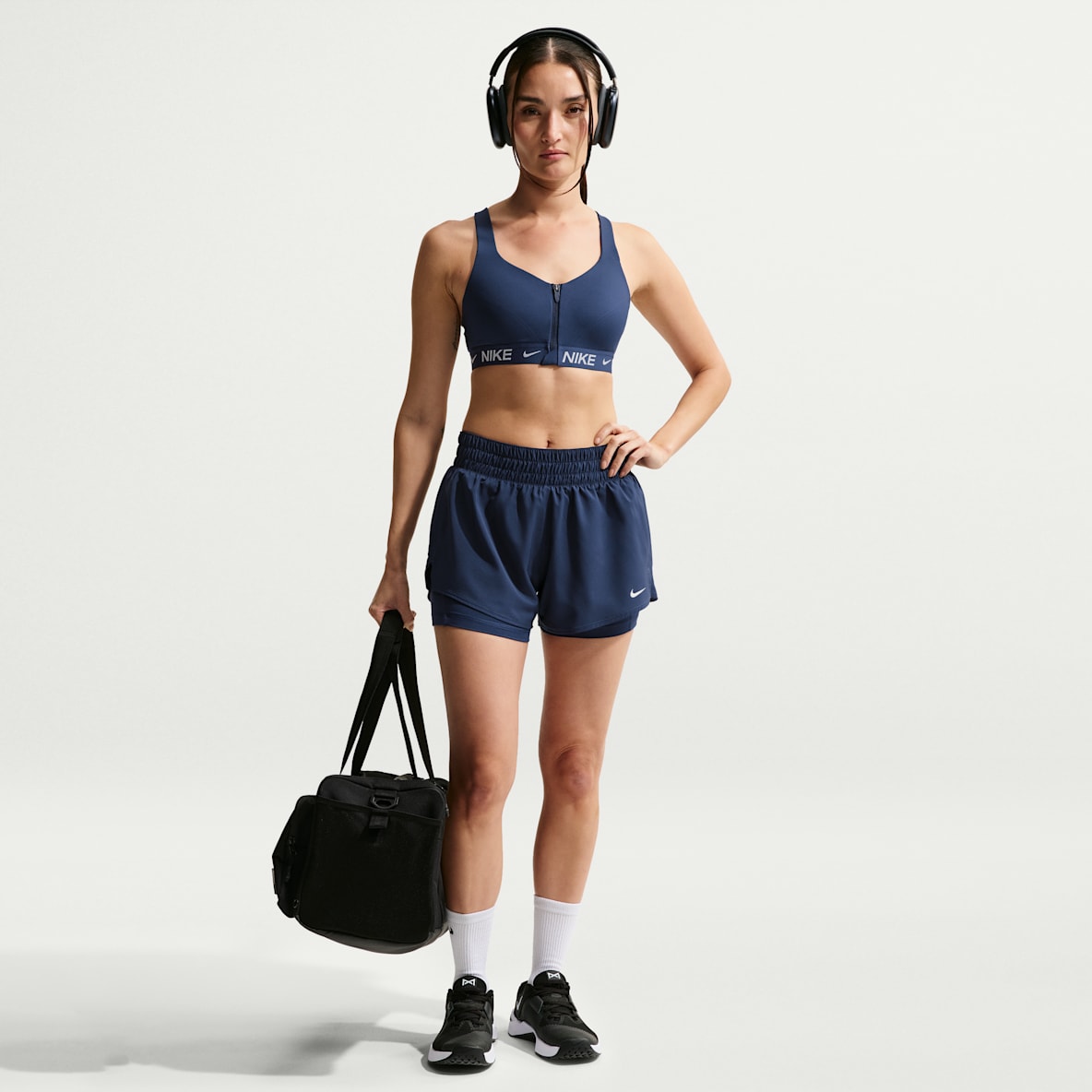 Nike Dri-FIT One Women's Mid-rise 8cm (approx.) 2-in-1 Shorts