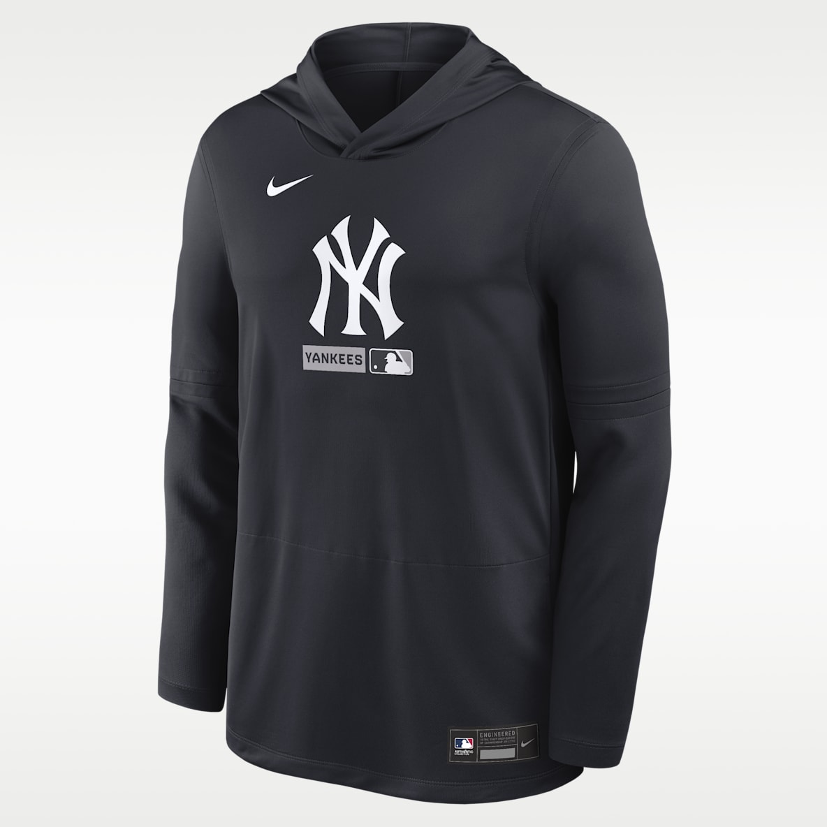 New York Yankees Authentic Collection Men's Nike Dri-FIT MLB Long-Sleeve Hooded Top