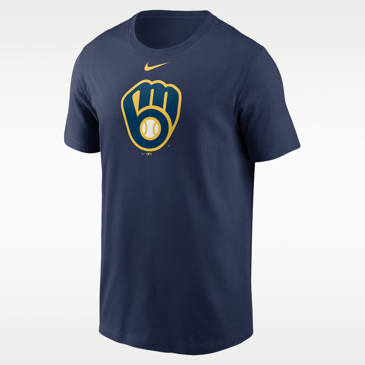 Milwaukee Brewers Fuse Large Logo Men's Nike MLB T-Shirt