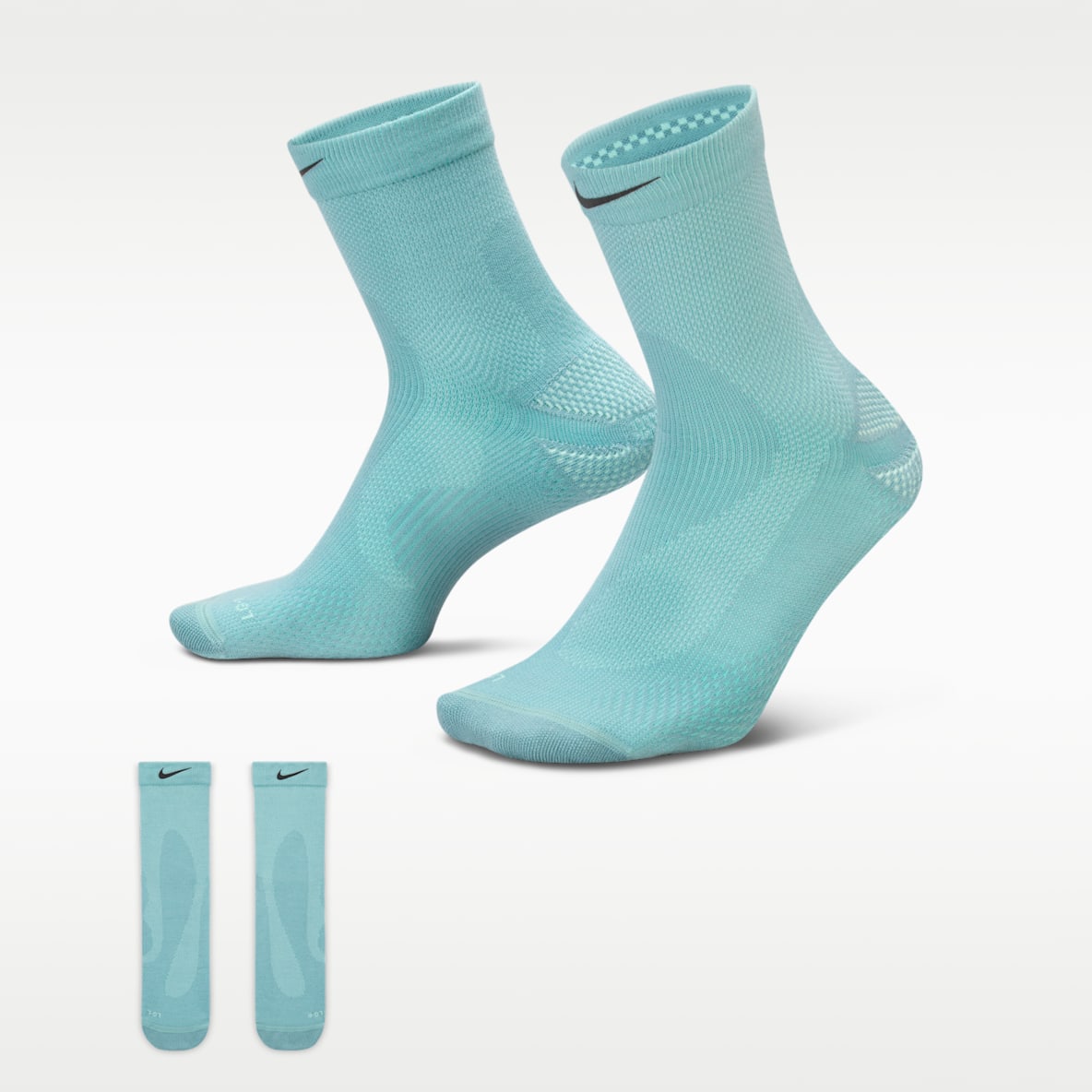 Nike Running Wool Micro Crew Socks (1 Pair)