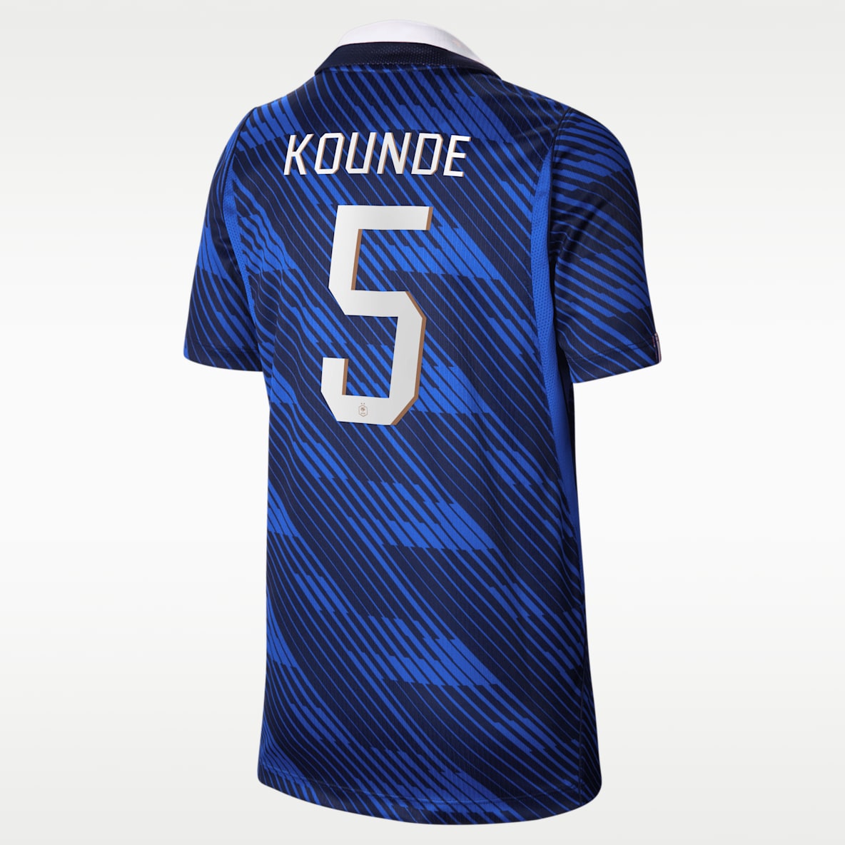 Jules Koundé France National Team 2026 Stadium Home Jersey de fútbol Nike Dri-FIT para niños talla grande